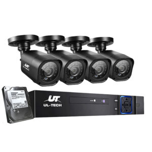 CCTV Security System 4CH DVR 1080P HD 1500TVL 1TB Outdoor Motion Detection