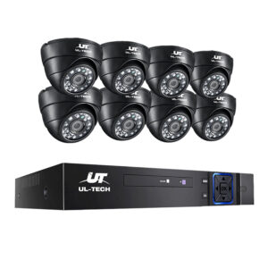 1080P HD CCTV 8CH DVR Security Camera System Indoor IR Night Vision Motion Alert