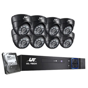 8CH 1080P CCTV Security System 1TB HDD IR Night Vision Motion Alert Indoor