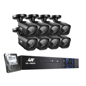 8CH 1080P HD CCTV Security System 1TB HDD Outdoor Night Vision Motion Alert