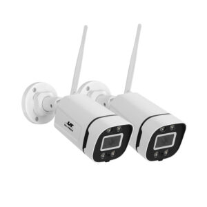 Wireless CCTV Security Camera 3MP HD WiFi Outdoor IP65 Waterproof 2 Pack Set