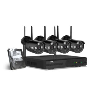 Wireless Security Camera System 8CH 4  3MP HD 2TB NVR Motion Detection