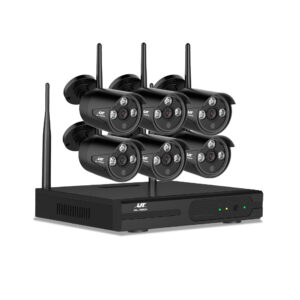Wireless CCTV Security System 3MP HD 8CH NVR Outdoor WIFI Cameras IP Kit