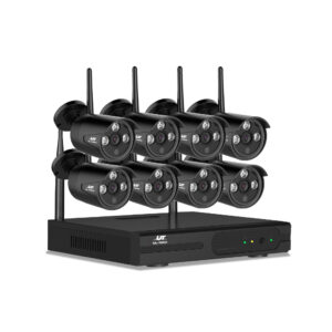 Wireless Security Camera System 3MP HD 8CH NVR Video Surveillance WiFi Kit